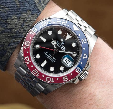 rolex gmt master ii pepsi 126710blro replika|Rolex GMT Master 2 bezel.